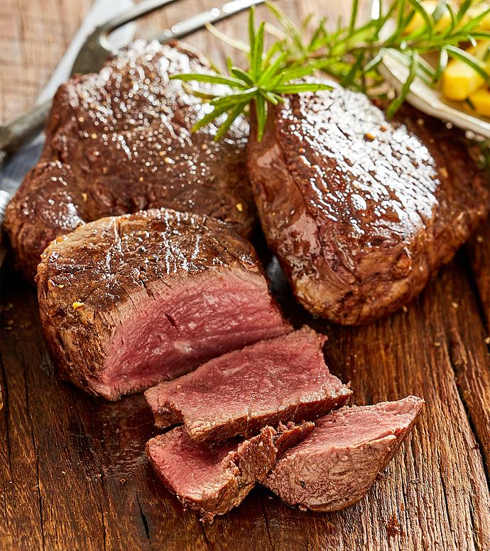 Grass-Fed Beef Top Sirloin Steaks - Four 6-Ounce